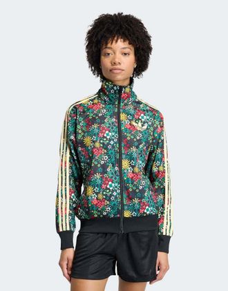 adidas Originals x liberty london giacca sportiva Firebird verde-Nero