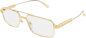 Cartier Eyeglasses - Heren - Brillen - Geel - 57 MM - Accessoires