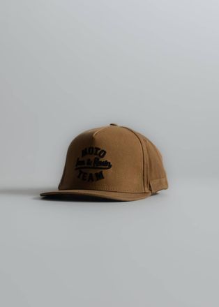 Iron And Resin Mens Moto Team Hat In Cognac