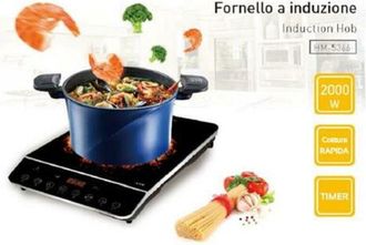 Trade Shop Trade Shop - Piastra Ad Induzione Elettrica 2000w Da 60 A 240 C&deg; Piano Cottura Elettrico