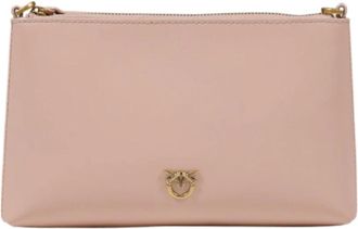 Pinko Pinko, Dames, Tassen, Roze, Maat: ONE Size Leer