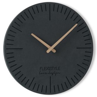 OEM Reloj De Pared Negro Para Sal&oacute;n 2eko 30 Cm