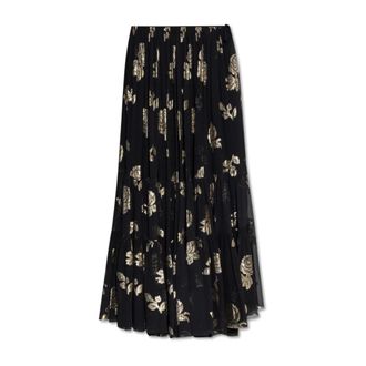 Chloé Dames, Rokken, Zwart, Maat: S Zijde