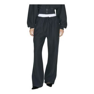 Alexander Wang Dames, Broeken, Zwart, Maat: S Katoen