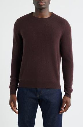 Nordstrom Cashmere Crewneck Sweater in Burgundy Fudge at Nordstrom Rack, Size Xx-Large