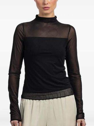 Rag & Bone long-sleeve T-shirt - Zwart