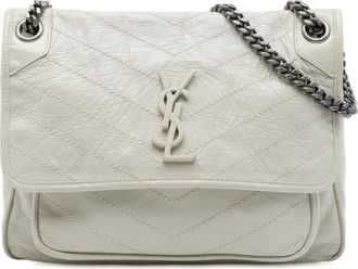 Saint Laurent Pre-owned Saint Laurent Medium Crinkled Calfskin Niki Ladies J2YE80SSDY39SE31