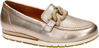 Gabor Schoenen, Dames, Geel, 37 1/2 EU, Leer, 62.415.62 Penny Loafer