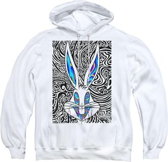 Gildan Looney Tunes Wild Bugs Adult Pull Over Hoodie / Hooded Sweatshirt