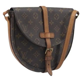 Louis Vuitton Pre-owned Chantilly MM Schoudertas - Dames - Pre-owned - Bruin - Maat: ONE Size Leer