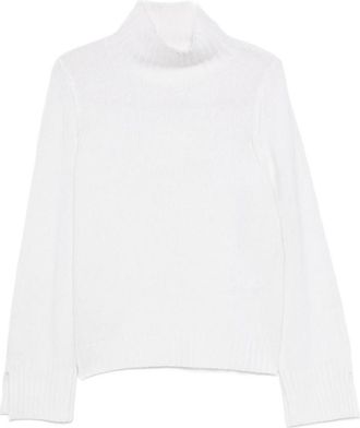 Allude Ribbed Roll-neck Sweater