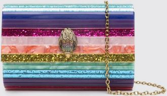Kurt Geiger Clutch Party Eagle Kurt Geiger London in resina a righe multicolor