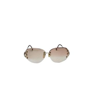Balenciaga Pre-owned Accessories, female, Pink, Size: ONE SIZE Pre-owned Metal Sunglasses