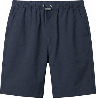 Roberto Collina Casual Shorts, male, Blue, Size: 2XL Drawstring-waistband Cotton Shorts