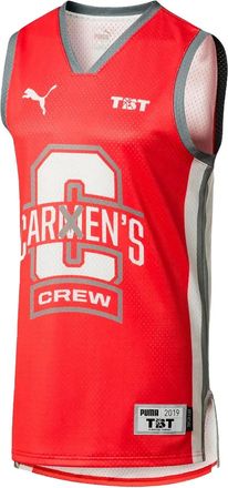 Puma x TBT 2019 T-shirt stile basket Carmens Crew - Rosso