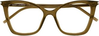Saint Laurent Demo Cat Eye Ladies Eyeglasses SL 386 010 55