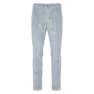 Eleventy Slim-fit Trousers, male, Blue, W32, Slim-fit Trousers