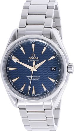 Omega Pre-owned Omega Seamaster Aqua Terra Blue Dial Mens Watch 231.10.42.21.03.006