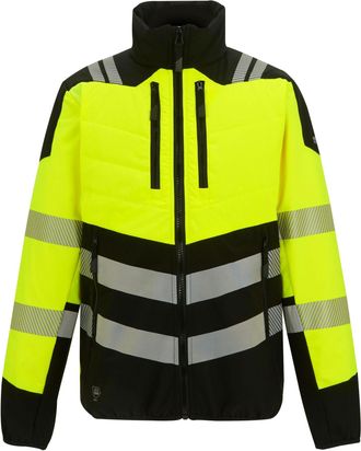 Regatta Mens X-Pro Hi-Vis Hybrid Jacket (Black/Yellow) - Size X-Large