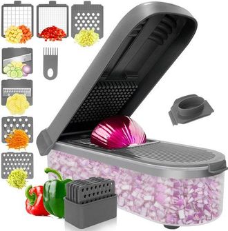 OEM Cortador Y Mandolina Multifuncional 7 En 1 Para Verduras, 27 X 11,6 X 6,8 Cm, Cortador, Tomates, Lechuga, Patatas Y Pepinos, Ayudante De Cocina