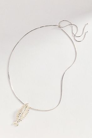 Anthropologie Fish Pendant Necklace