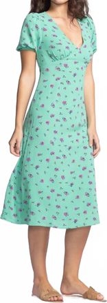 Pink Martini Eileen Dress In Green
