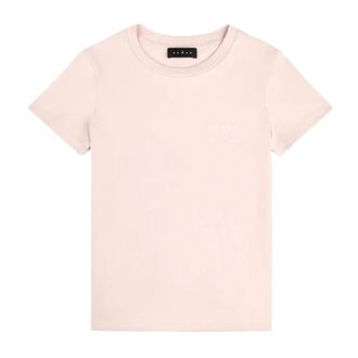 Hogan T-Shirts, female, Pink, Size: S Boxy T-Shirt