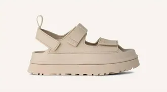 UGG Womens Goldenglow Platform Sandals In Sea Salt