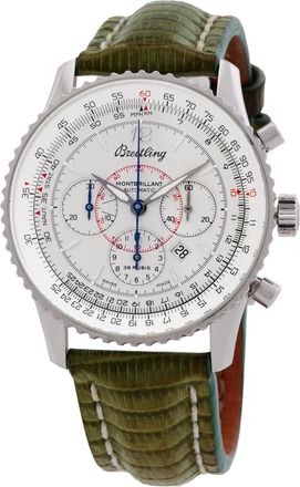 Breitling Pre-owned Breitling Montbrillant Automatic Silver Dial Mens Watch A41330