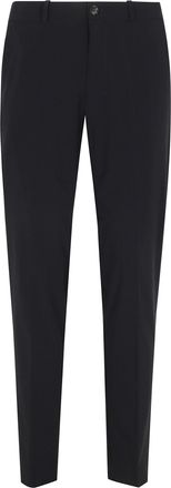 Roberto Ricci Design Black Terzilight Chino Jo Elastic-Drawstring Polyester Chino Pants