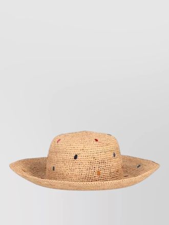 Paul Smith women hat swirl pattern wide brim