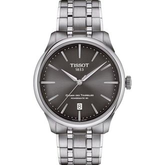 Tissot Chemin Des Tourelles Powermatic 80 Mens Silver Watch T1398071106100 Stainless Steel - One Size