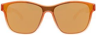 Hurley 50mm Square Shield Polarized Sunglasses in Orange at Nordstrom Rack