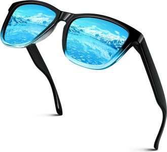 CGID Polarised Sunglasses for Men Women Retro Sunglasses Mens Shades, Ultralight Driving Fishing Cycling Sports Sun Glasses