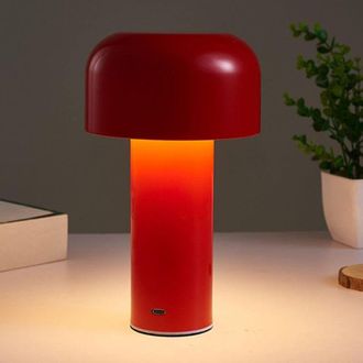 OEM L&aacute;mpara De Mesa Led Recargable, Dise&ntilde;o De Seta, 3 Colores Ajustables, Control T&aacute;ctil, Ideal Para Mesita De Noche, Escritorio O Estanter&iacute;a - Ulisem