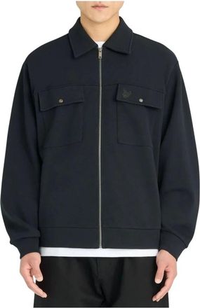 Lyle & Scott Heren, Jassen, Zwart, Maat: S Katoen