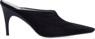 Balenciaga Black Slip On Mules