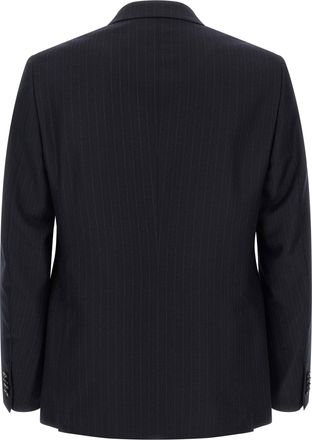 Ermenegildo Zegna Pinstriped Wool Flannel Suit - Midnight Blue