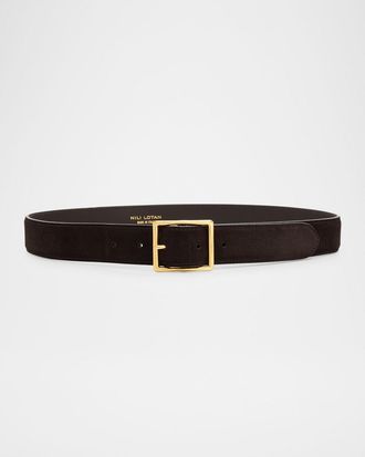 Nili Lotan Gabriele Suede Belt