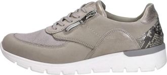 Waldl&auml;ufer K-Ramona Veterschoenen Laag - Dames - Sneakers - Grijs - 37 1/2 EU - Schoenen