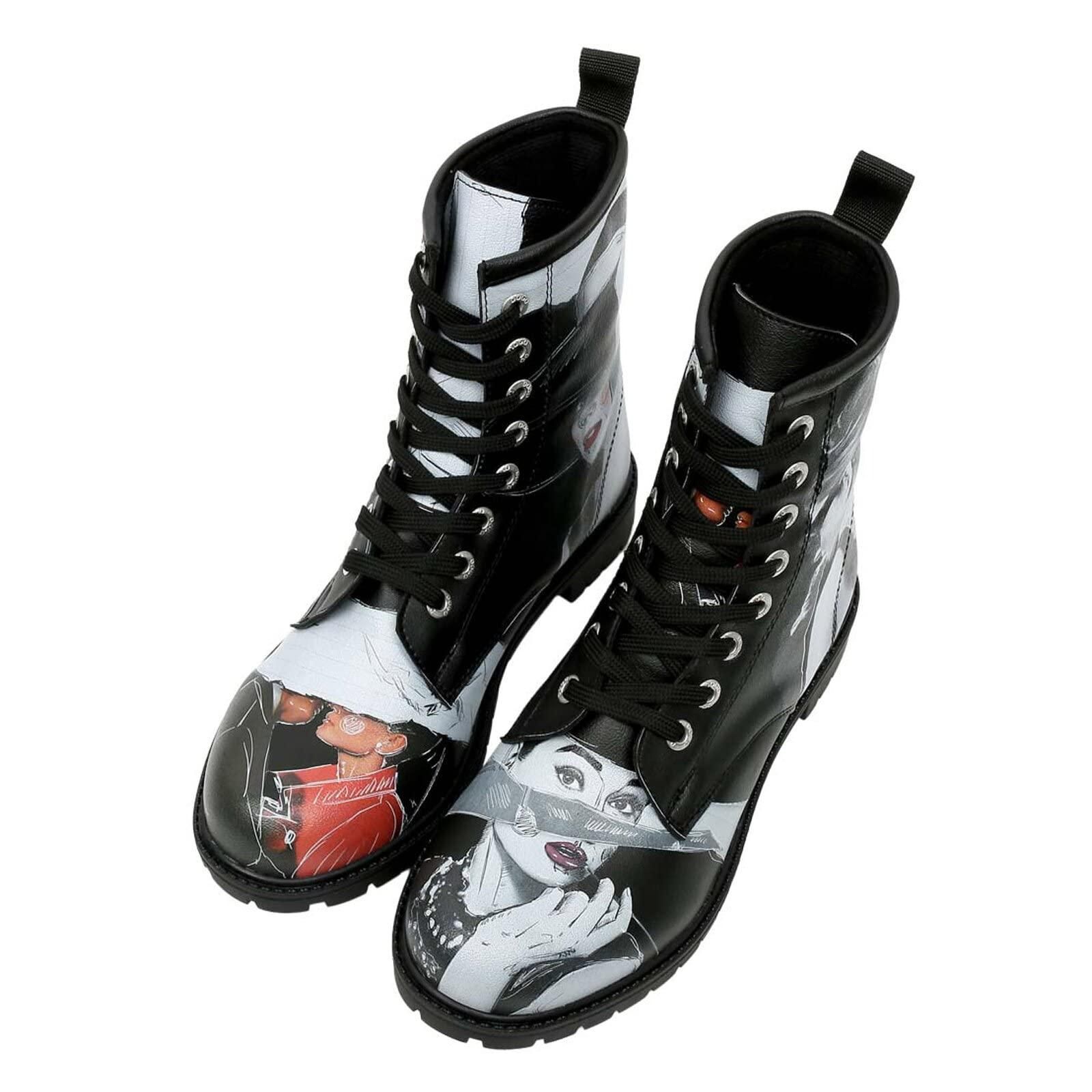 Dogo Shoes Ausgefallene Lederschuhe Damen DOGO Adriana Rain Waters