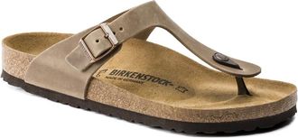 Birkenstock Schoenen, Dames, Bruin, 42 EU, Leer, Gizeh