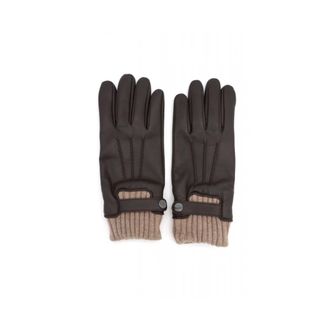 HUGO BOSS unisex, Accessoires, Bruin, Maat: 9 1/2 IN Leer