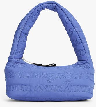 Tommy Hilfiger Womens Tommy Jeans Embroidered Shoulder Bag - Blue