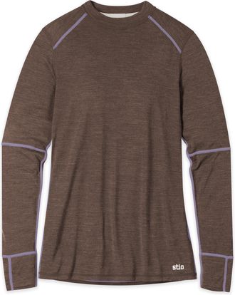 Stio Womens Basis PeakWool Lightweight Crew LS