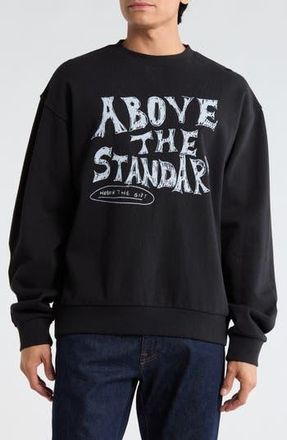 Honor The Gift Above the Standard Graphic Sweatshirt in Black at Nordstrom Rack, Size Xx-Large