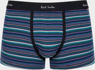 Paul Smith Men & apos;s Kenny Striped Stretch-Cotton Trunk Brief