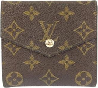 Louis Vuitton Pre-owned Wallets, female, Brown, Size: ONE SIZE Pre-owned Monogram Short Wallet