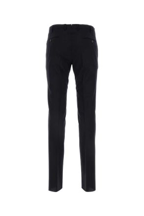 Pantaloni Torino Mens Midnight Blue Stretch Wool Pant Bluscuro Pantaloni