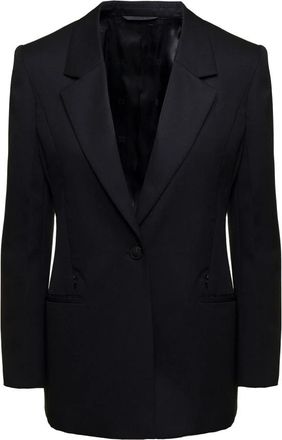 Givenchy Cape Jacket - Dames - Blazers - Zwart - S - Wol - Jassen